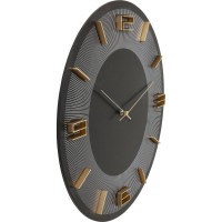 Orologio da parete Leonardo nero/oro Ø49cm