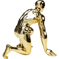 Figurine décorative Runner doré 25cm