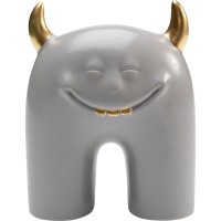 Oggetto decorativo Funny Teeth grigio 15cm