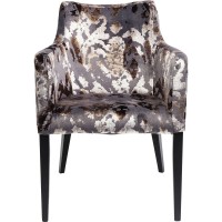 Chair with Armrest Dark Brown Mode Sublime