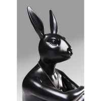 Figura decorativa Gangster Rabbit nero