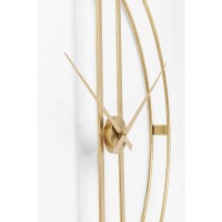Wall Clock Clip Gold Ø107cm