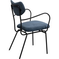 Chair with Armrest Viola Blue