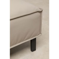 Stool Victor Leather Grey