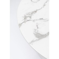 Tisch Veneto Marmor Weiß Ø110cm