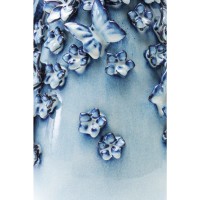 Vaso Butterflies blu chiaro 35cm