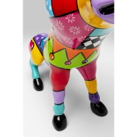 Deco Figurine Donkey Patchwork 54cm