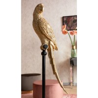 Deco Figurine Parrot Gold 116cm