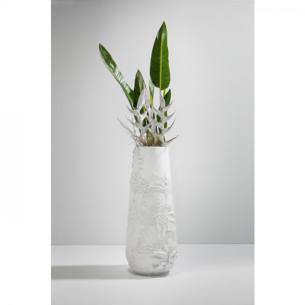 Vase Jungle Weiß 83cm
