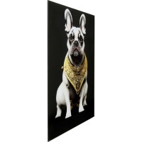 Glasbild Noble Dog 40x60cm