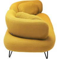 Sofa Peppo 2-Seater Yellow 182cm