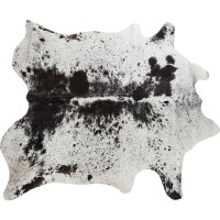 Tapis Hide noir-blanc 219x242cm