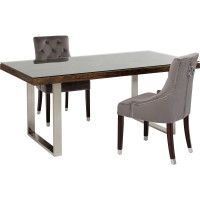 Table Conley chromé 180x90