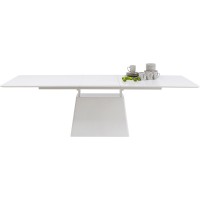 Table à rallonges Benvenuto blanc 200(50)x110cm