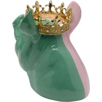 Figura decorativa Crowned Pig 28cm