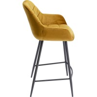 Chaise bar Bristol jaune 69cm