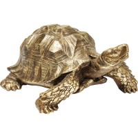 Deco Figurine Turtle Gold Big