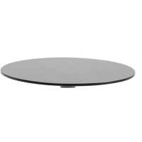 Tischplatte Schickeria Schwarz Ø110cm