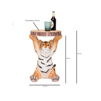Tavolino d appoggio Animal Tiger Ø35cm