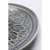 Plate Sicilia Mandala Grey Ø21cm