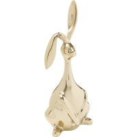 Deko Figur Bunny Gold 52cm