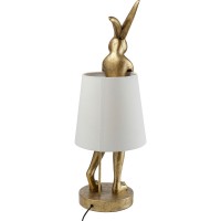 Lampada da tavolo Animal Rabbit Oro/Bianco 88cm
