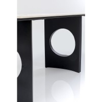 Table Eternity Oho noir céramique 180x90cm