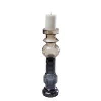 Candle Holder Marvelous Duo Brown Grey 49cm