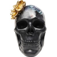 Oggetto decorativo Flower Skull 22cm