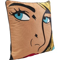 Cushion Comic Lady 50x50cm