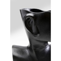 Vase Rostro Side Black 27cm
