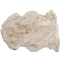 Peau de mouton Heidi gris 65x85cm