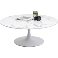 Tavolino da caffé Schickeria Marmo Bianco Ø110cm