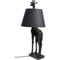 Table Lamp Animal Giraffe Matt Black