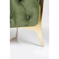 Armchair Bellissima Velvet Green 120cm