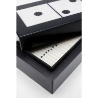 Objet décoratif Domino noir/blanc 14x5cm