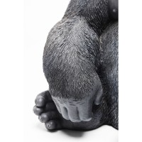 Deco Figur Monkey Gorilla Side Medium Black