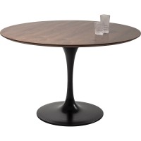 Table Invitation Set noyer noir Ø120cm