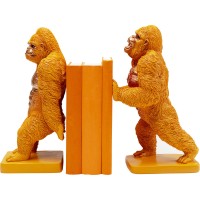 Serre-livres Gorilla orange (2/set)