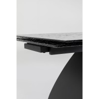 Tavolo estensibile Bellagio vetro 180(40+40)x95cm