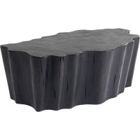 Table basse Tree Stump noir 119x68cm
