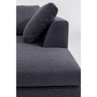 Canapé d angle Gianni gris droite