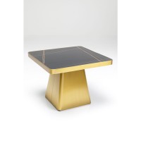 Table d appoint Miler doré 60x60cm