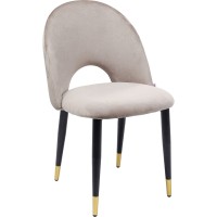 Chair Iris Velvet Beige