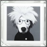 Quadro Frame specchio Artist Dog 60x60