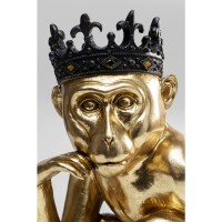 Figurine décorative King Lui doré 35cm