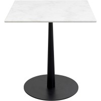 Table bistrot Capri blanc 70x70cm