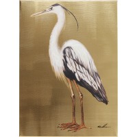 Picture Touched Heron Left 50x70cm