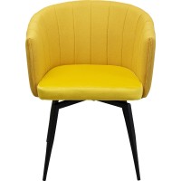 Chaise pivotante Merida jaune