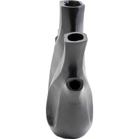 Vase Flame Schwarz 25cm